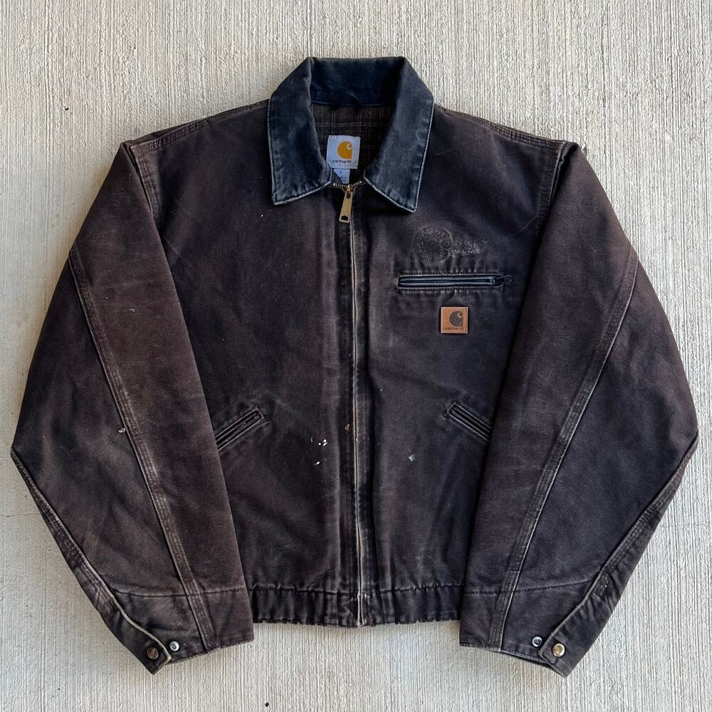 Carhartt J97 DKB brown Detroit work wear jacket